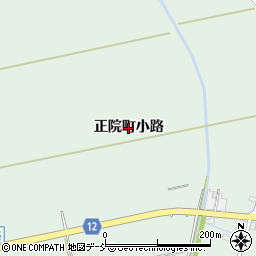 石川県珠洲市正院町（小路）周辺の地図