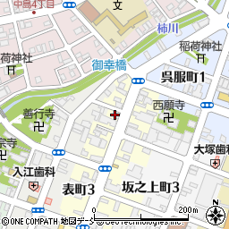 呉服片田屋周辺の地図