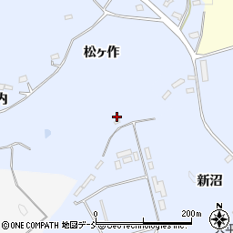 福島県田村市船引町石森松ヶ作周辺の地図