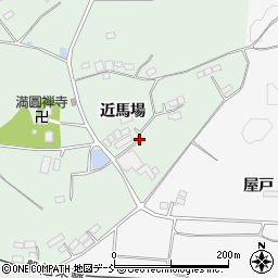 福島県田村市船引町笹山（近馬場）周辺の地図