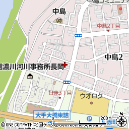 新潟県長岡市中島1丁目7周辺の地図