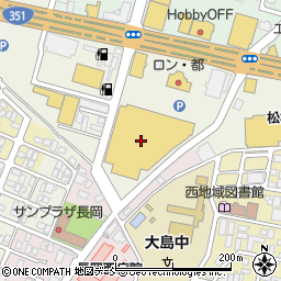 ムサシプロ長岡店周辺の地図