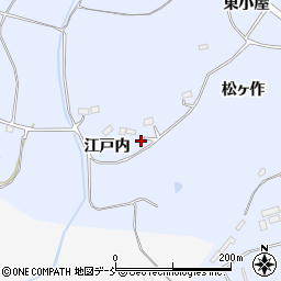福島県田村市船引町石森江戸内42周辺の地図