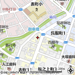 渡辺法衣店周辺の地図