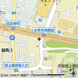 ひまわり西長岡店周辺の地図