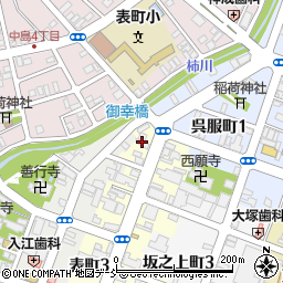 渡辺法衣店周辺の地図