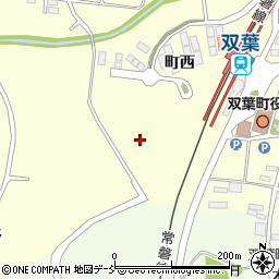 福島県双葉町（双葉郡）長塚（町西）周辺の地図