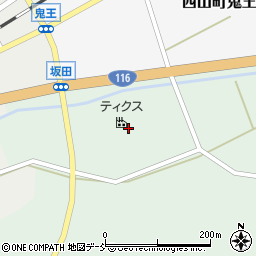 株式会社ティクス　ＩＫＳ新潟工場周辺の地図