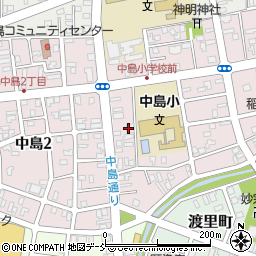 新潟県長岡市中島3丁目周辺の地図