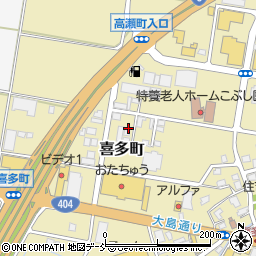 新潟県長岡市喜多町454周辺の地図