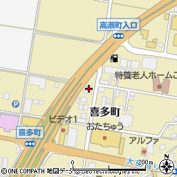 新潟県長岡市喜多町457周辺の地図