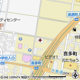 新潟県長岡市喜多町463周辺の地図