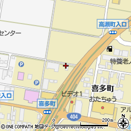 新潟県長岡市喜多町462周辺の地図