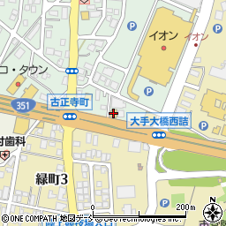 マクドナルドイオン長岡店周辺の地図