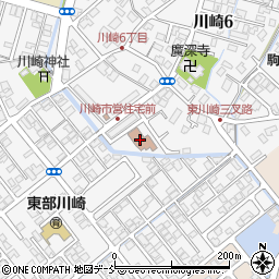 川崎コミュニティセンター周辺の地図