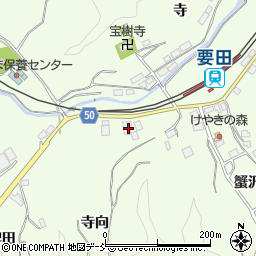 福島県田村市船引町要田寺向89周辺の地図