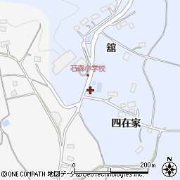福島県田村市船引町石森舘1周辺の地図