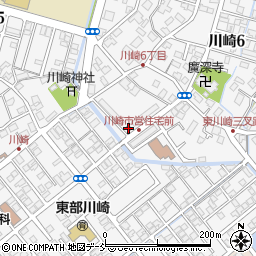 川崎団地集会所周辺の地図