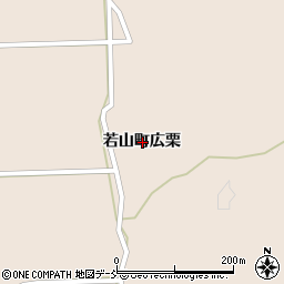 〒927-1232 石川県珠洲市若山町広栗の地図