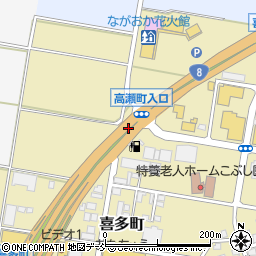 高瀬町入口周辺の地図