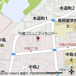 中島コミュニティセンター周辺の地図