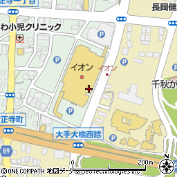株式会社ピーコック　ジャスコ　長岡店周辺の地図