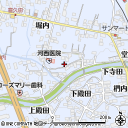 福島県郡山市喜久田町堀之内古町周辺の地図