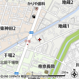 新潟県長岡市地蔵1丁目6-31周辺の地図