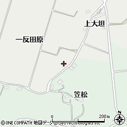 福島県郡山市日和田町梅沢（一反田原）周辺の地図