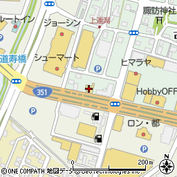 ステーキ宮長岡店周辺の地図
