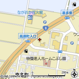 新潟県長岡市喜多町572周辺の地図