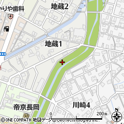 新潟県長岡市地蔵1丁目7周辺の地図