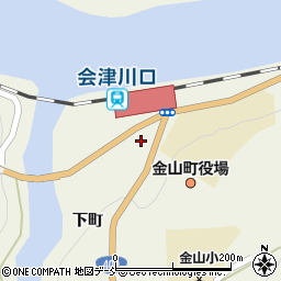 福島県立　川口高等学校若桐寮周辺の地図