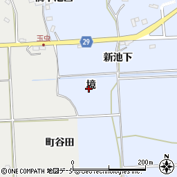 福島県郡山市喜久田町堀之内築地周辺の地図