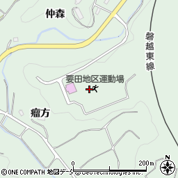 福島県田村市船引町笹山寺屋敷周辺の地図
