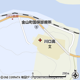 福島県立川口高等学校周辺の地図