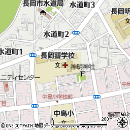 新潟県立長岡聾学校中高教務室周辺の地図