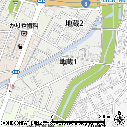 新潟県長岡市地蔵1丁目6-51周辺の地図