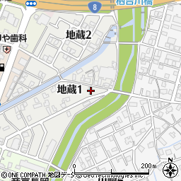 新潟県長岡市地蔵1丁目6-60周辺の地図