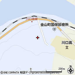 福島県立川口高等学校　寄宿舎周辺の地図