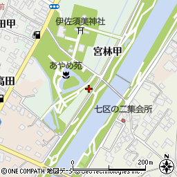 殺生石稲荷神社周辺の地図