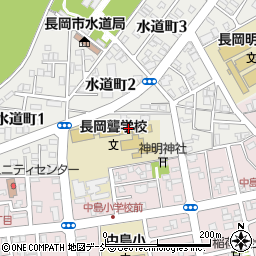 新潟県立長岡聾学校周辺の地図