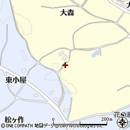 福島県田村市船引町北鹿又大森138-2周辺の地図