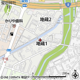 新潟県長岡市地蔵周辺の地図