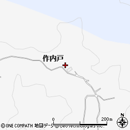 福島県田村市船引町文珠作内戸周辺の地図