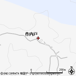 福島県田村市船引町文珠（作内戸）周辺の地図