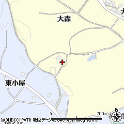 福島県田村市船引町北鹿又大森138周辺の地図