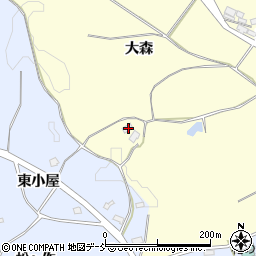 福島県田村市船引町北鹿又大森147-3周辺の地図