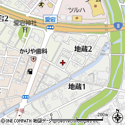 新潟県長岡市地蔵2丁目3周辺の地図