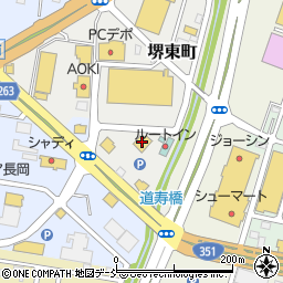 長岡甲羅本店周辺の地図